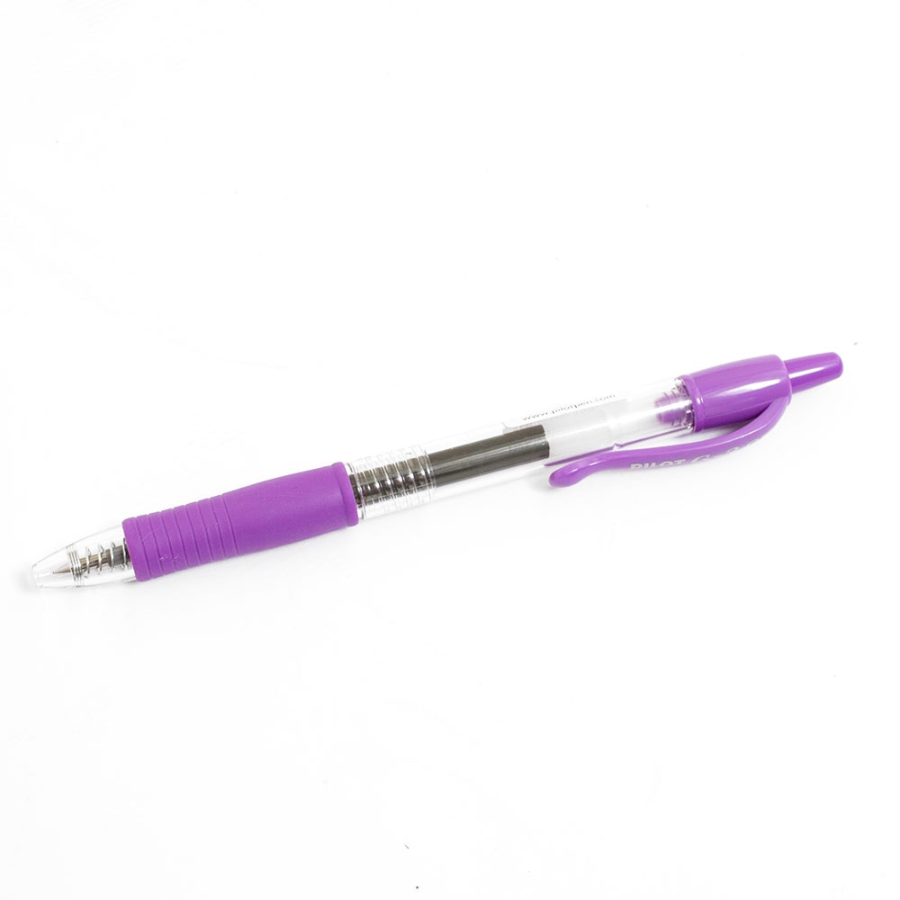 Pilot, Gel, Art & School, G2, Retractable, Extra-fine, Pen, 82383, Purple